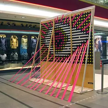 Auge.Kunst aus Klebeband live-Vorschaubild