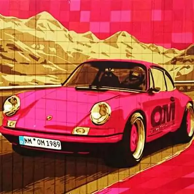 Porsche 911- Packband Kunstwerk- Eine Auftragsarbeit von Ostap 2015-Vorschaubild