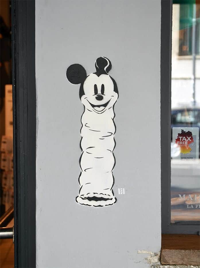 Beitragsbild 1- Loving Disney- Street Art in Berlin- Mickey Mouse von Ostap