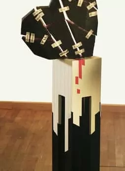 Tape-Art „10000 kleine Pflaster“ 3