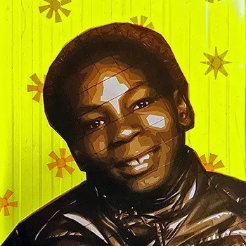 Mike Tyson Portrait- Packband Kunstwerk- Ostap 2015