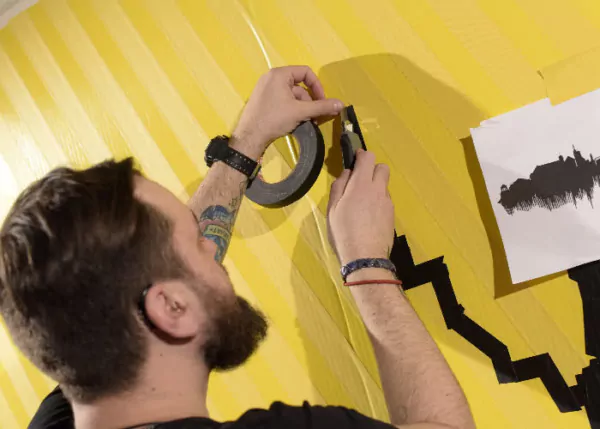 Tape Art Künstler- Live Show- Dortmund 2016