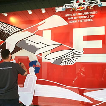 Tape Street Art Projekt- Red Bull Flugtag Zürich 2016