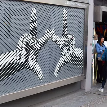 Tape-Graffiti-Op Art- The Haus Berlin