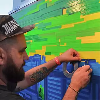 Tape Art Live Show für Stadt und Land- Vorschaubild