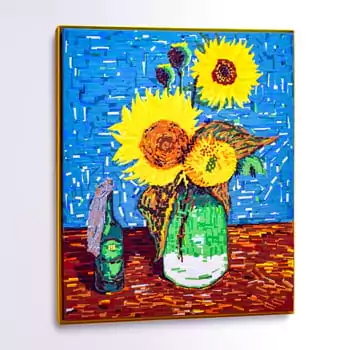 Sonnenblumen (feat Van Gogh)- GAFFA Tape Art- Coverbild