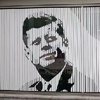 JFK Portrait in Berlin-GAFFA Klebeband Street Art- 2015- Beitragsbild