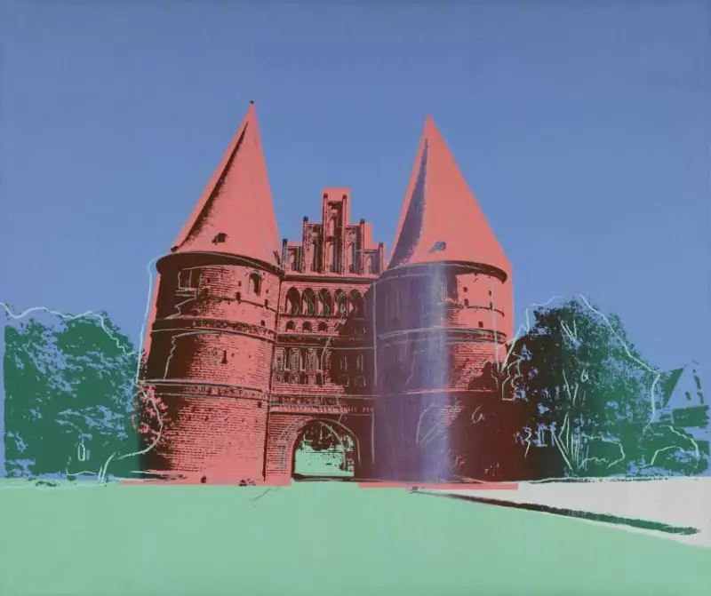 Original Andy Warhols Holstentor Pop-Art-Kunstwerk